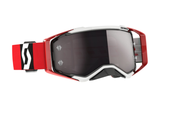 SCOTT PROSPECT BRILLE red/black / silver chrome verspiegelt