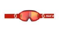 SCOTT PRIMAL BRILLE red/white / orange chrome works verspiegelt