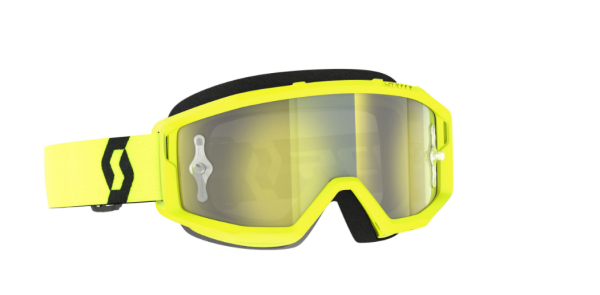 SCOTT PRIMAL BRILLE yellow/black / yellow chrome works verspiegelt