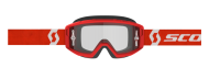 SCOTT PRIMAL CLEAR BRILLE red/white / clear works...