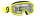 SCOTT PRIMAL CLEAR BRILLE yellow/black / clear works unverspiegelt