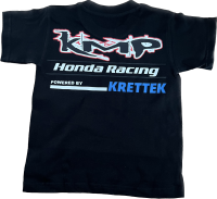 Kinder KMP Honda Racing Tee schwarz - powered by Krettek
