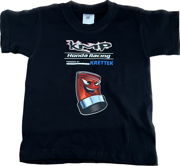 Kinder KMP Honda Racing Tee schwarz - powered by Krettek