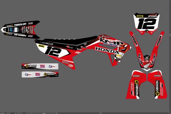 KMP-Honda Racing Design CRF 250  powered by Krettek