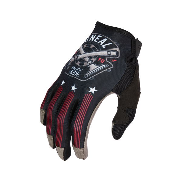 ONEAL MAYHEM GLOVE PISTON BLACK/WHITE/RED