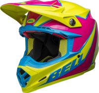 BELL Moto-9s Flex Sprite Helm - Gelb/Magenta M