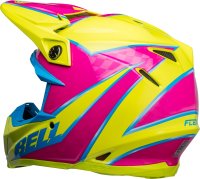 BELL Moto-9s Flex Sprite Helm - Gelb/Magenta M