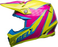 BELL Moto-9s Flex Sprite Helm - Gelb/Magenta M