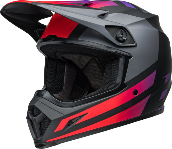 BELL MX-9 Mips Helm - Alter Ego Gloss Matte Black/Red