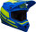 BELL MX-9 Mips Helm - Disrupt Matte Classic Blue/Hi-Viz Yellow L