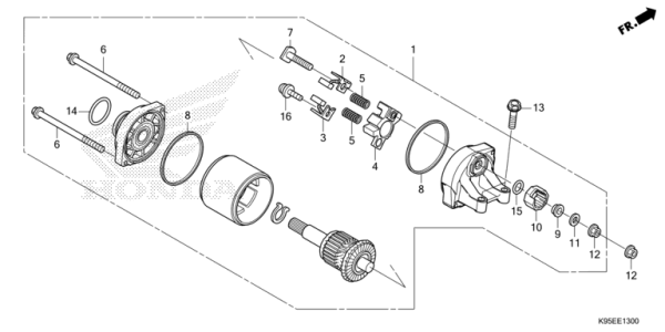 E-13 Anlasser CRF 250 Bj 2023