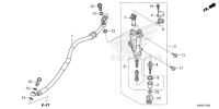 F-15 Rear Brake Master Cylinder CRF 250 Bj 2023