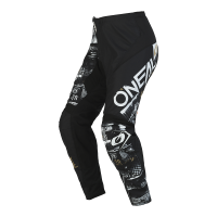 ONEAL ELEMENT YOUTH PANTS ATTACK BLACK/WHITE
