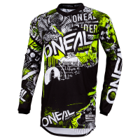 ONEAL ELEMENT YOUTH JERSEY ATTACK BLACK/NEON YELLOW