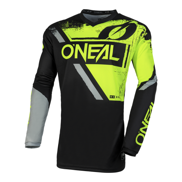 ONEAL ELEMENT JERSEY SHOCKER BLACK/NEON YELLOW