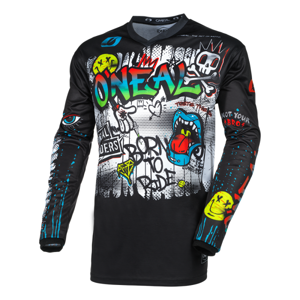 ONEAL ELEMENT JERSEY RANCID BLACK/WHITE S