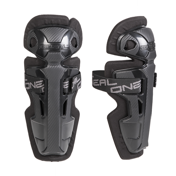 ONEAL PRO II RL CARBON LOOK KNEE CUPS YOUTH BLACK
