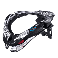 ONEAL TRON NECKBRACE SHOCKER BLACK/WHIT