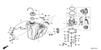 F-21-1 Kraftstofftank CRF 450 Bj 2022