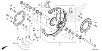 F-19-20 Hinterrad CRF 250 Bj 2022