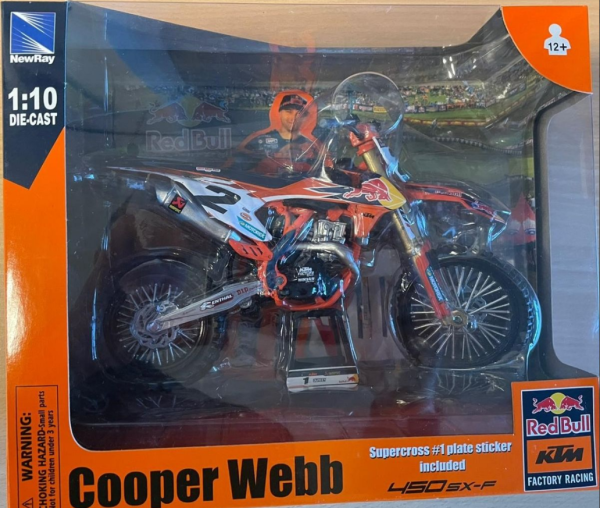 Miniatur KTM Cooper Webb (Nr. 2) 1:10