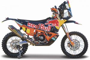 Miniatur-Motorrad KTM 450 Rally (Rallye Dakar) #1 1:18