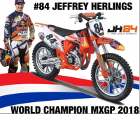 Miniatur-Motorrad 1:18 KTM Jeffrey Herlings #84