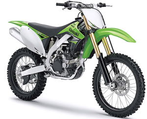 Miniatur Motorrad Kawasaki Cross 1:18