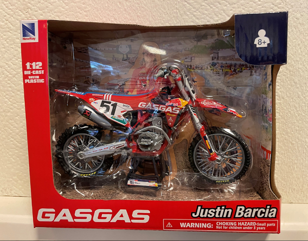 Miniatuur Red Bull GasGas MC 450F Barcia (No 51) 1:12