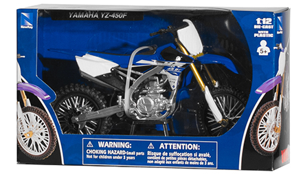 Miniatuur motor cross Yamaha 1:12