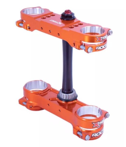 Xtrig ROCS PRO Gabelbrücke KTM SX/SXF 23-24, EXC 24, Husky TC/FC 23-24, TE/FE 24, GasGas 24 orange
