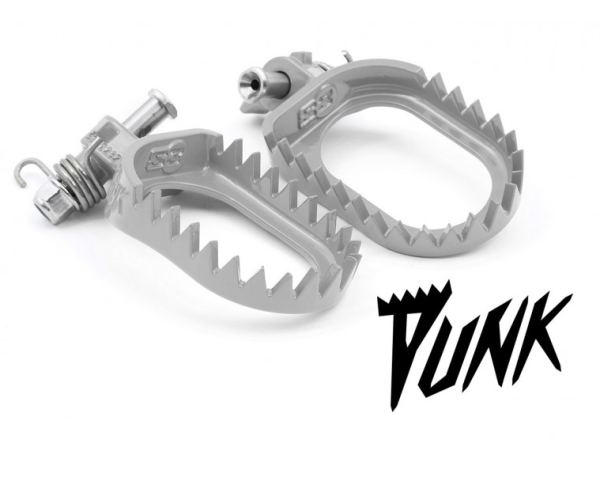 S3 Punk Fußrasten KTM/Husqvarna/GasGas Alt, Yamaha, Rieju, Fantic Silber