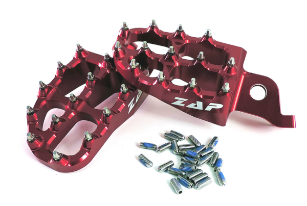 ZAP E-Peg Fußraste KXF 250 06- / 450 07- red
