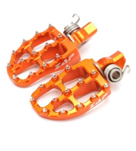 ZAP E-Peg Fußraste für KTM SX/F 16-22, EXC 17-23 Orange