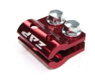 Halter Bremsleitung vorn KX(F), RM(Z) 05- rot