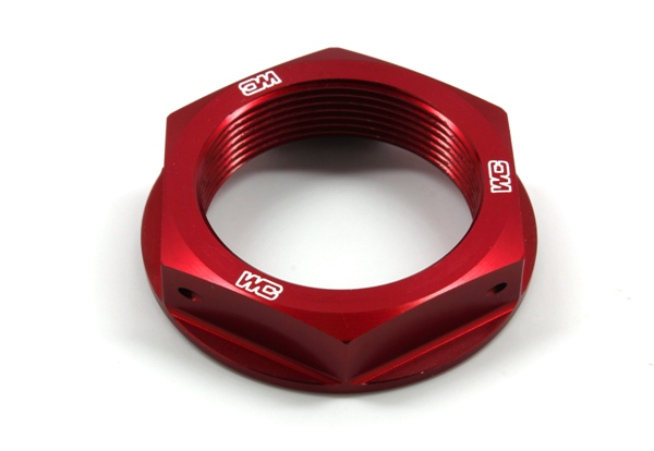 Works Connection Steuerkopfmutter CR(F), 01- rot