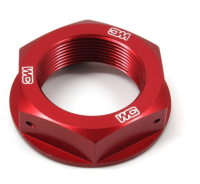 Works Connection Steuerkopfmutter KX(F) 04- rot