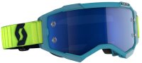 SCOTT Fury MX-Brille Teal Blue/Neon Yellow / Electric...