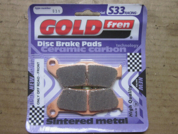 Goldfren S33 Bremsbelag vorne Sintermetall