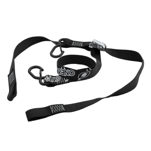 DE LUXE Soft Hook Tie Downs LOGO black (2pcs)