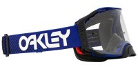 OAKLEY Airbrake MX Brille - Moto Blau B1B Klares Glas