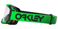 OAKLEY Airbrake MX Brille - Moto Grün B1B Klares Glas