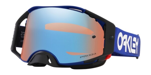 OAKLEY Airbrake MX Brille - Moto Blau B1B Prizm MX Sapphire Glas