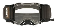 OAKLEY Airbrake MX Goggle - Tuff Blocks Black Gunmetal Race-Ready Roll-Off Clear Lens
