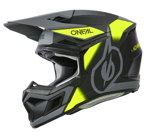ONeal 3SRS Helmet VISION black/neon yellow/gray