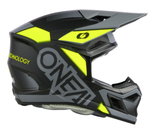 ONeal 3SRS Helmet VISION black/neon yellow/gray