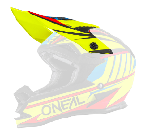 ONeal Spare Visor 7SRS Helmet Evo CHASER neon yellow