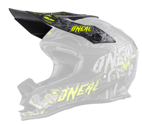 ONeal Spare Visor 7SRS Helmet Evo MENACE gray/neon yellow