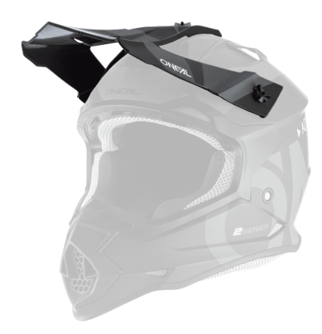 ONeal Visor 2SRS Helmet SLICK black/gray One Size