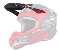 ONeal Visor 5SRS Polyacrylite Helmet HR black/red One Size